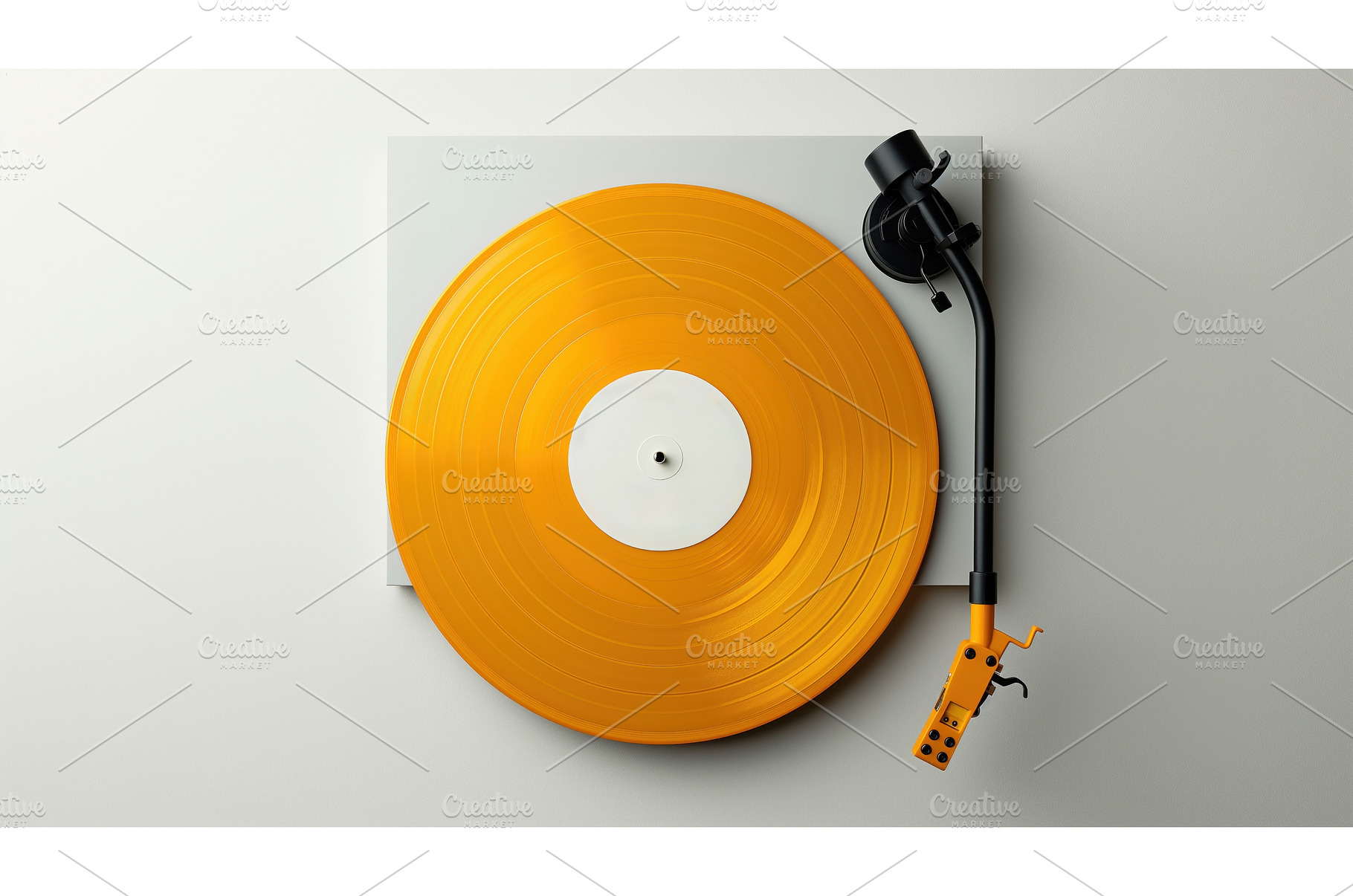 Overhead shot of a modern vinyl, a Technology Photo by Sergey Kotenev
