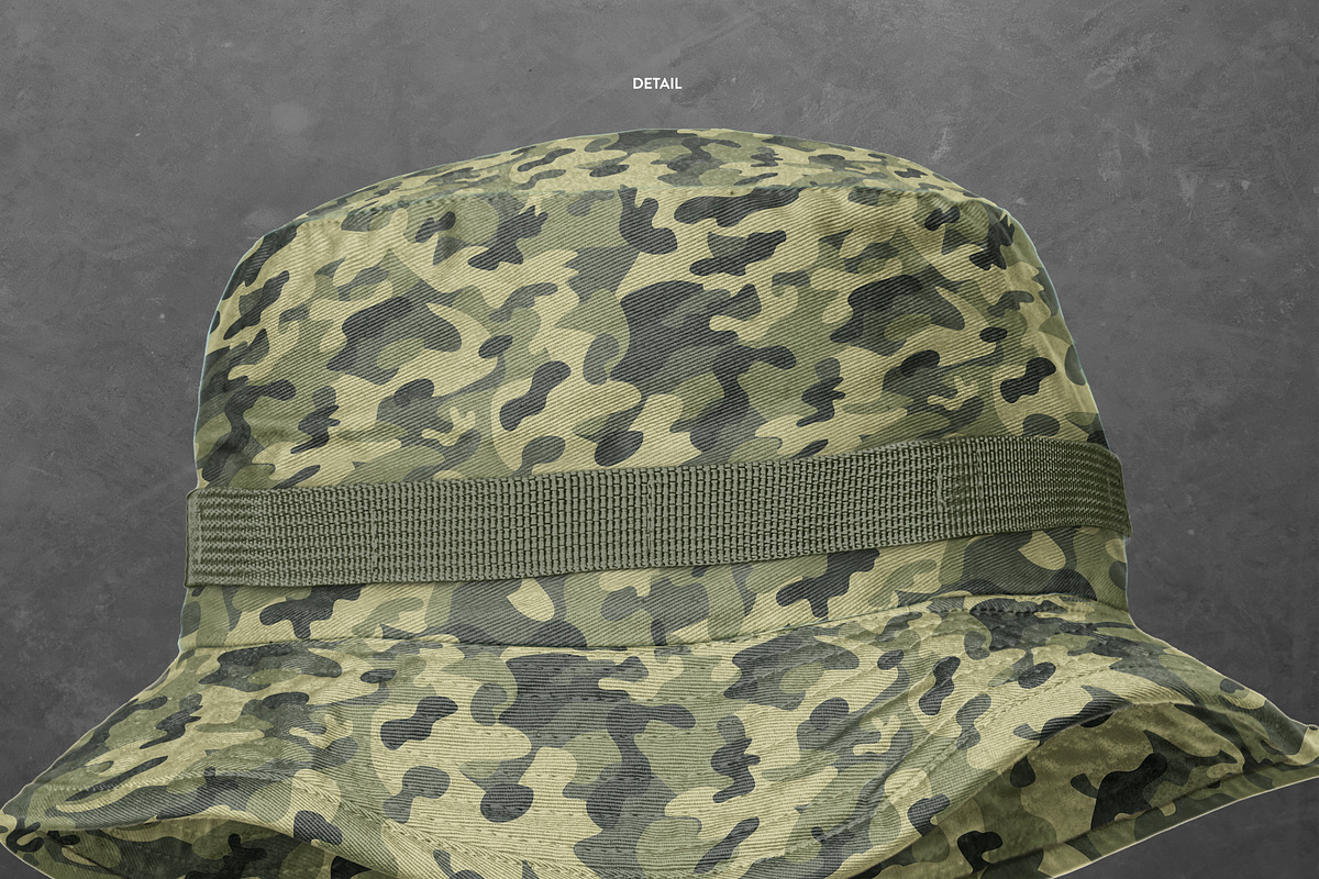 Bucket Hat Mockup, a Hat Mockup by Uncentrifuged Pressure (Photo 7 of 7)