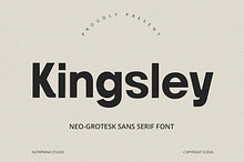 Kingsley - Serif Font