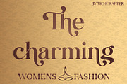 La Vamora | Fancy Modern Serif font, a Serif Font by MchCrafter (Thumbnail 4 of 15)