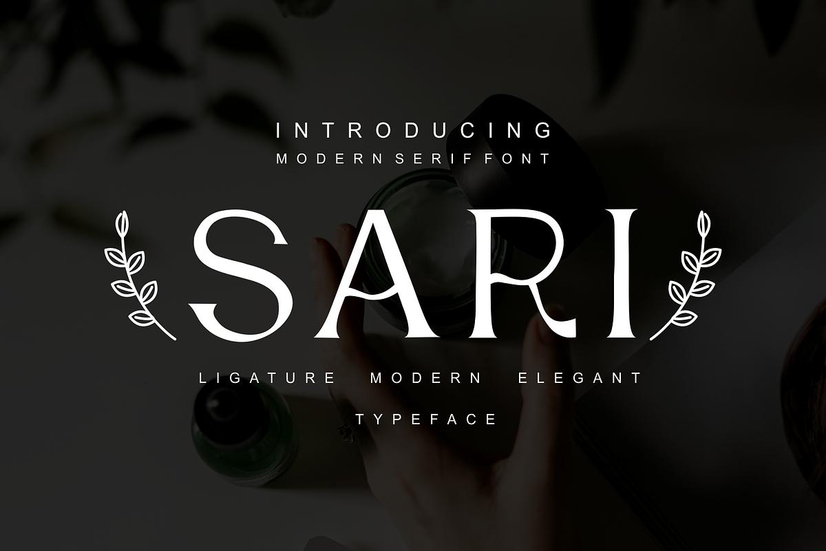 Sari Modern Serif Typeface, a Serif Font by zerologicstudio (Photo 1 of 3)