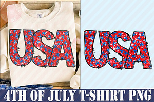 Glitter USA Svg Png, a Seasonal Illustration by RETROVIBZDESIGNS