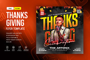 Thanksgiving Day Flyer, a Flyer Template by Artonix (Thumbnail 1 of 3)