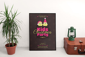 Posters Kids Christmas Party