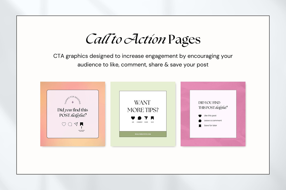 Instagram Carousel Templates Canva, a Social Media Template by Fallon Gerst (Photo 14 of 19)