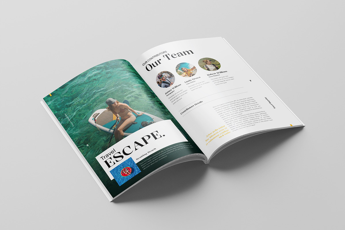 Travel Magazine Template | Photobook, a Magazine Template by Spark_Creative (Photo 4 of 14)