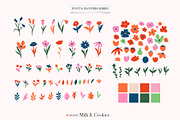 Quirky Handwritten Font Cute Flowers, a Handwritten Font by Kaya Fonts (Thumbnail 13 of 32)