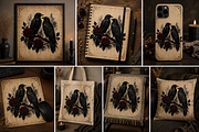 Dark Academia Halloween Png Bundle, an Object Graphic by Daisy Design (Thumbnail 7 of 21)