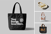Realistic Tote Bag Mockup PSD, a Merchandise Mockup by MA-KING_ART (Thumbnail 1 of 5)