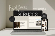 Real Estate REALTOR CANVA WEBSITE, a Landing Page Template by Ivyandpalette (Thumbnail 1 of 6)
