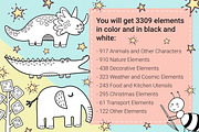 3309 in 1 Graphic Bundle, an Animal Illustration by Gulnara Sabirova (Thumbnail 2 of 15)