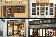15 Facades and StoreFrontsV2 MockUps, an Advertising Mockup by Free-PSD-Templates (Thumbnail 5 of 7)