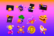 3D NFT Icon, an Object 3D Model by Monstersvisual (Thumbnail 6 of 6)