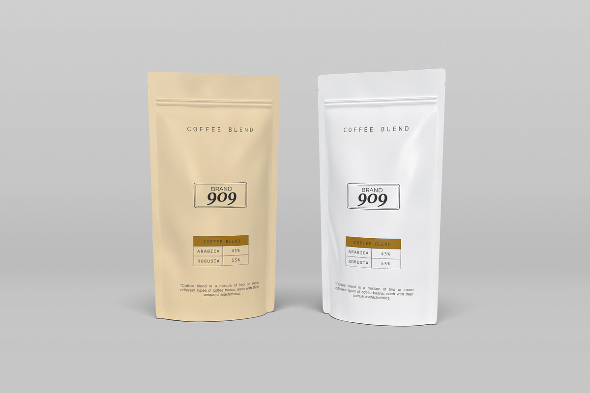 Standing Pouch Mockup, a Packaging Mockup by rahmatmoscae (Photo 4 of 11)
