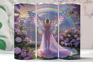 Glitter Fantasy Angel Tumbler, an Arts & Entertainment Photo by LamanAzalea