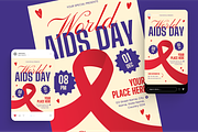 World AIDS Day Flyer Set, a Flyer Template by Annora Studio (Thumbnail 2 of 6)