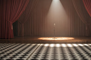 Red Velvet Stage Backgrounds, an Object Illustration by StockVerse Creative (Thumbnail 4 of 4)