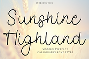 Sunshine Highland, a Handwritten Font by InermediaSTUDIO (Thumbnail 1 of 7)