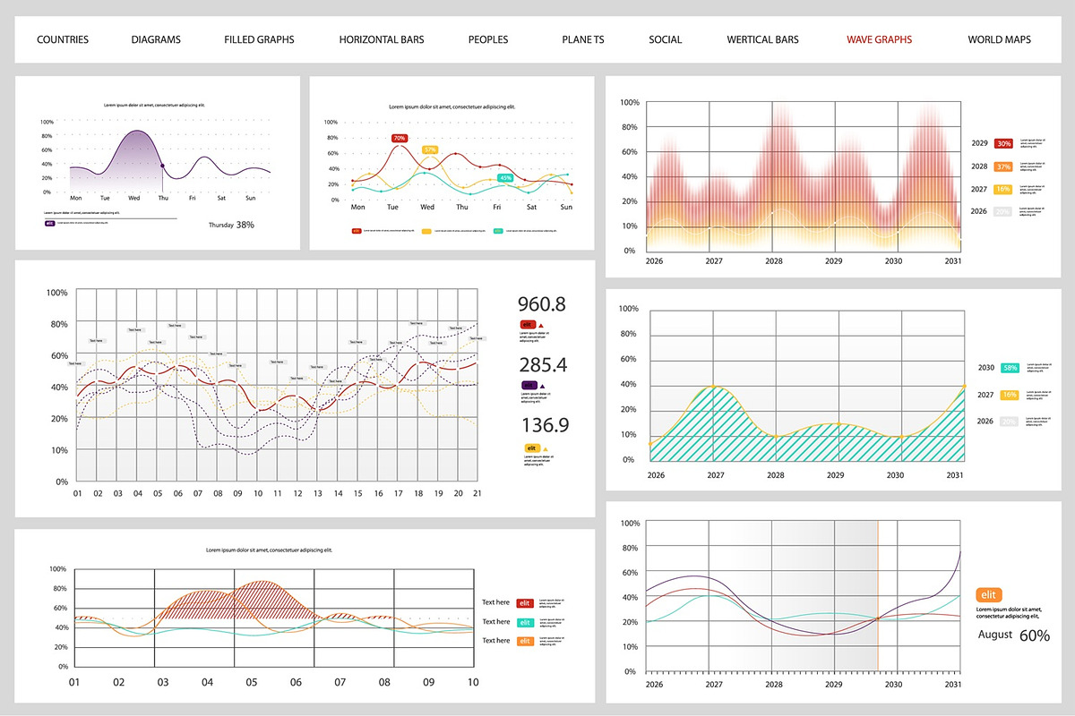 Business Infographic Elements, an Object Graphic by alexdndz (Photo 11 of 11)
