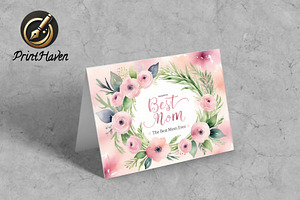 Printable Mother’s Day Card – 7x5, a Card Template by Print Haven