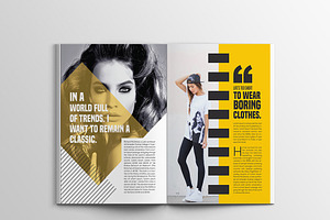 Linda Fashion Megazine Template