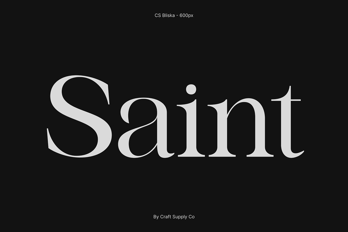 CS Bliska – Elegant Serif Font, a Serif Font by Craft Supply Co. (Photo 3 of 8)