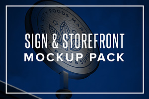 Sign & Storefront Mockup Pack