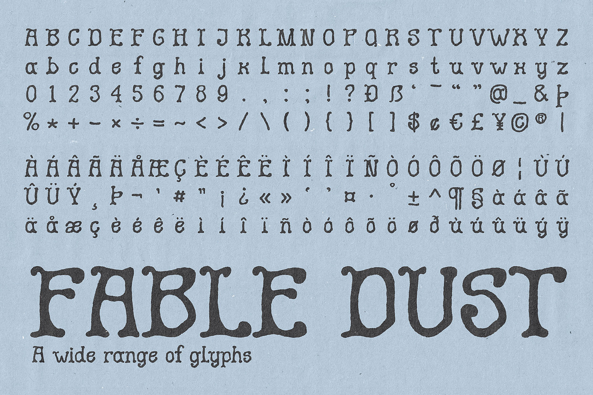 Fable Dust Typeface, a Serif Font by softulka (Photo 9 of 9)