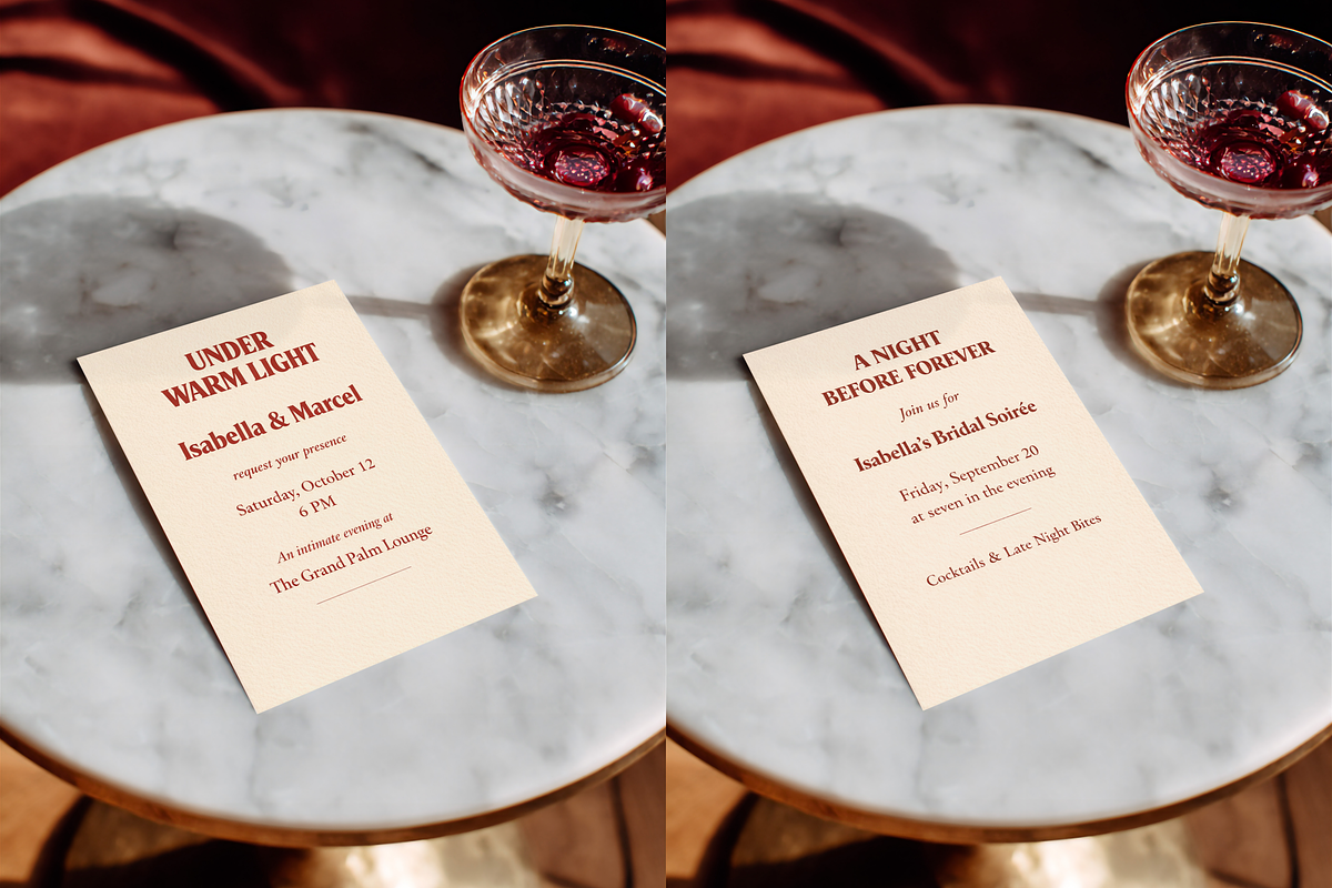 Marble Vintage 5x7 Invitation Mockup, a Product Mockup by Serenefeeling (Photo 2 of 6)