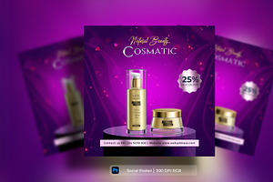 Cosmetics Product Sale Poster