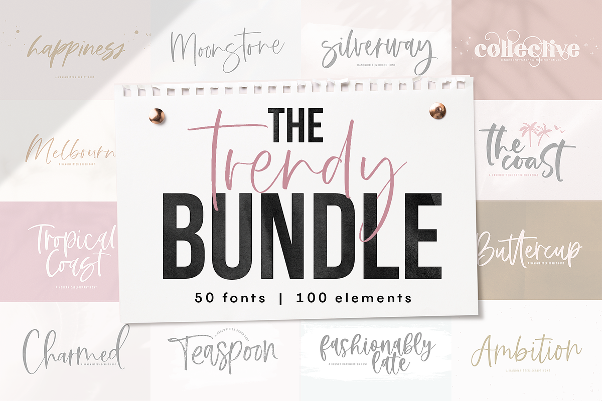 The Trendy Font BUNDLE, a Script Font by KA Designs (Photo 73 of 86)