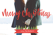 Hand Lettered Christmas Overlays 2, an Illustration by Boelter Design Co (Thumbnail 2 of 6)