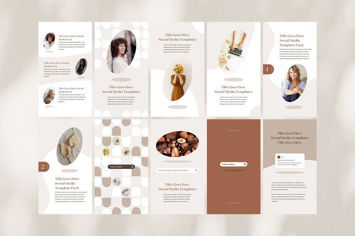 Instagram Story Templates Canva, a Social Media Template by Keikoya (Photo 5 of 16)