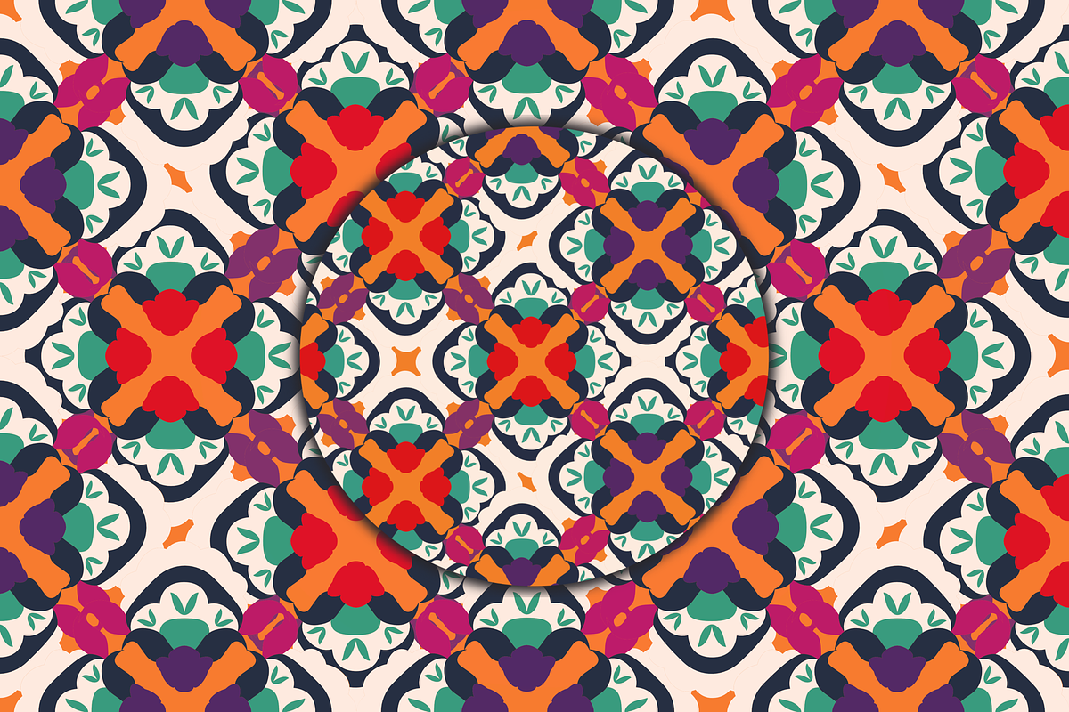 4 Vector Islamic Patterns, a Pattern Graphic by Anny Cecilia Walter (Photo 2 of 3)