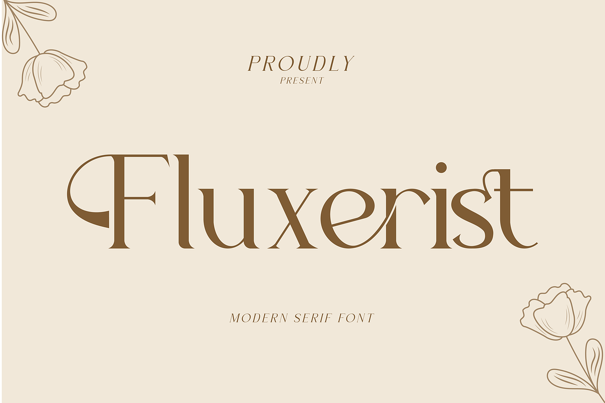 Fluxerist, a Serif Font by Rishsketch (Photo 1 of 13)