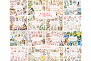 Watercolor Clipart Whole Shop Bundle, a Seasonal Illustration by ClipArtCharm (Thumbnail 3 of 9)