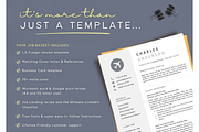 Pilot resume & cover letter template, a Resume Template by Climbwithelevator (Thumbnail 3 of 6)