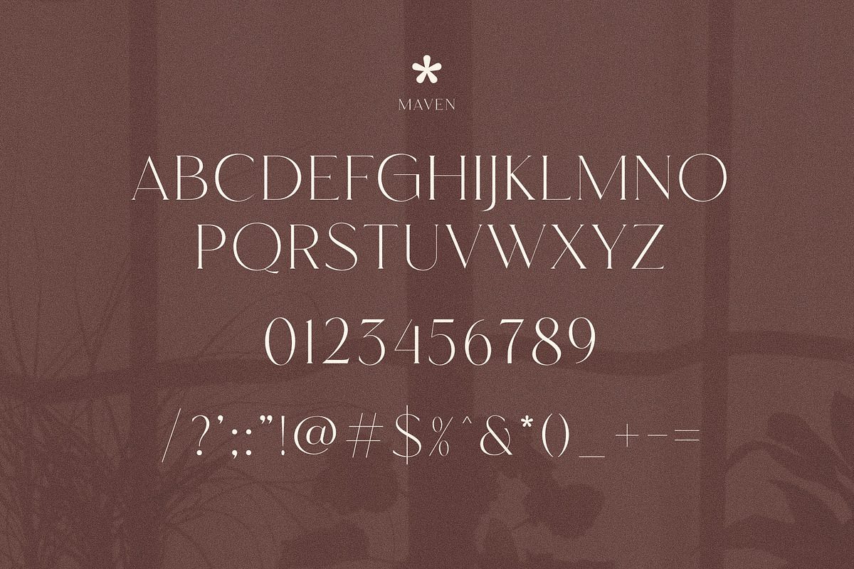 Maven Elegant Serif Font Typeface, a Serif Font by Perfectype (Photo 10 of 10)