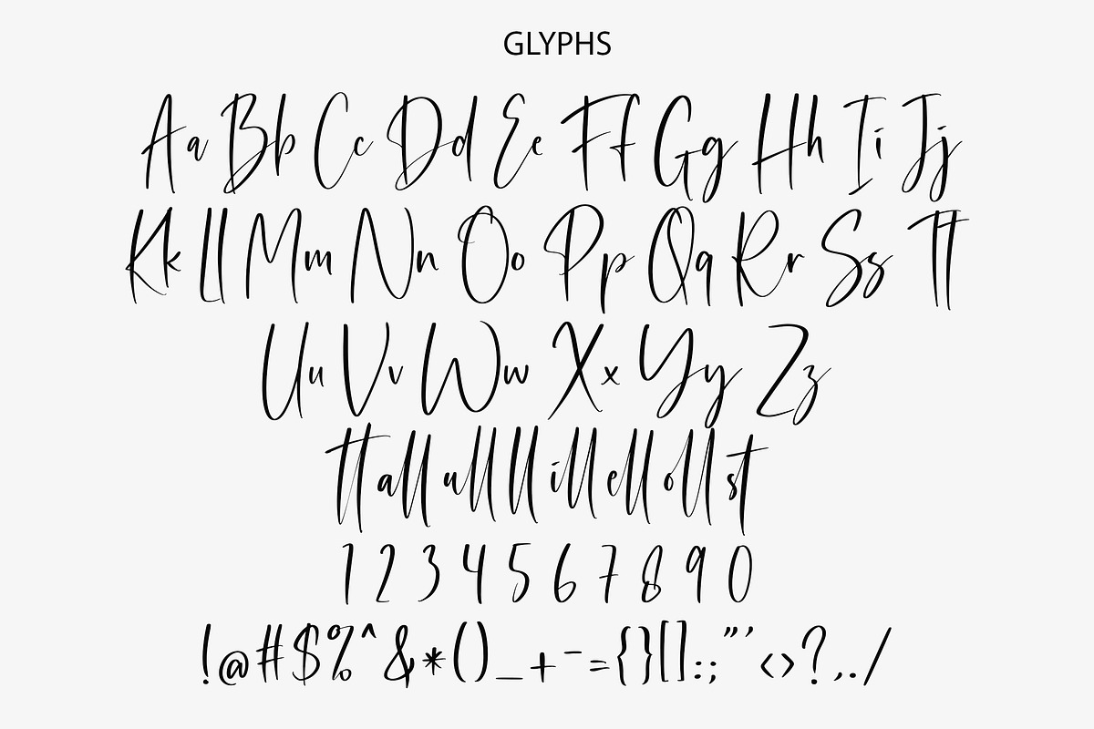 Sallystar Handwritten Font, a Script Font by Lythcreative (Photo 8 of 8)