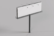 Wide outdoor billboard 3d model, an Environmental 3D Model by Art's and patterns (Thumbnail 1 of 6)