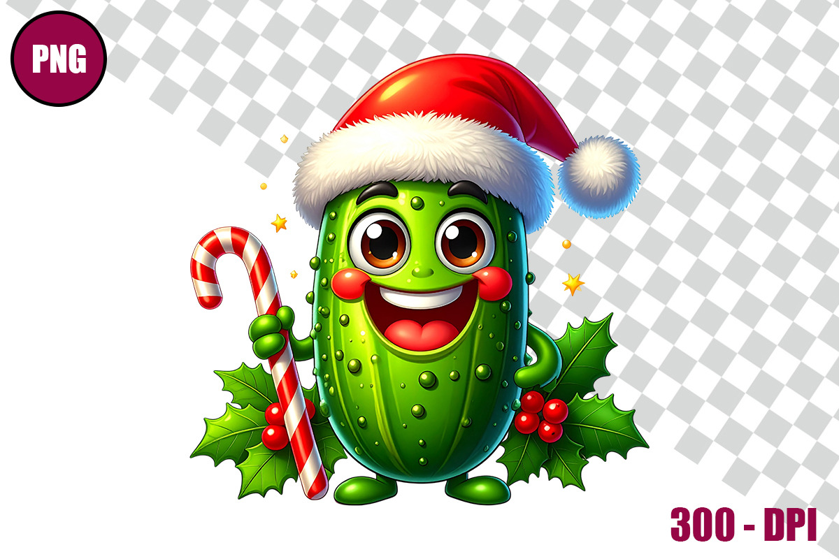 Christmas Pickles Clipart Bundle, a Decorative Illustration by taramija (Photo 2 of 26)