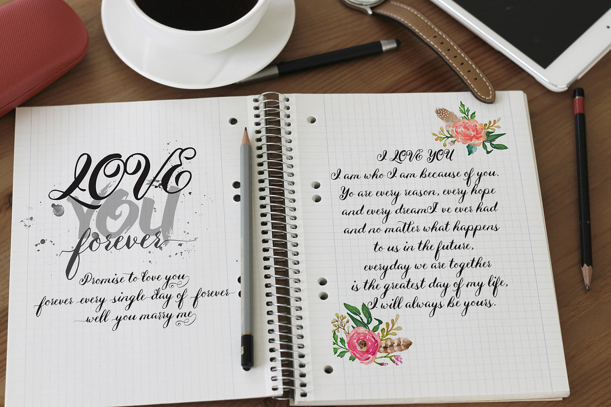Hefalo Brushscript preview 5