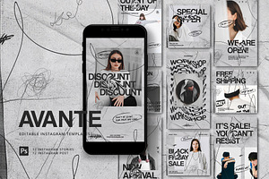 Avante - Instagram Templates