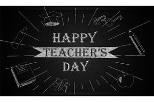 Banner Happy teachers day