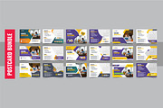School admission postcard bundle, a Stationery Template by Pavel_design (Thumbnail 1 of 11)