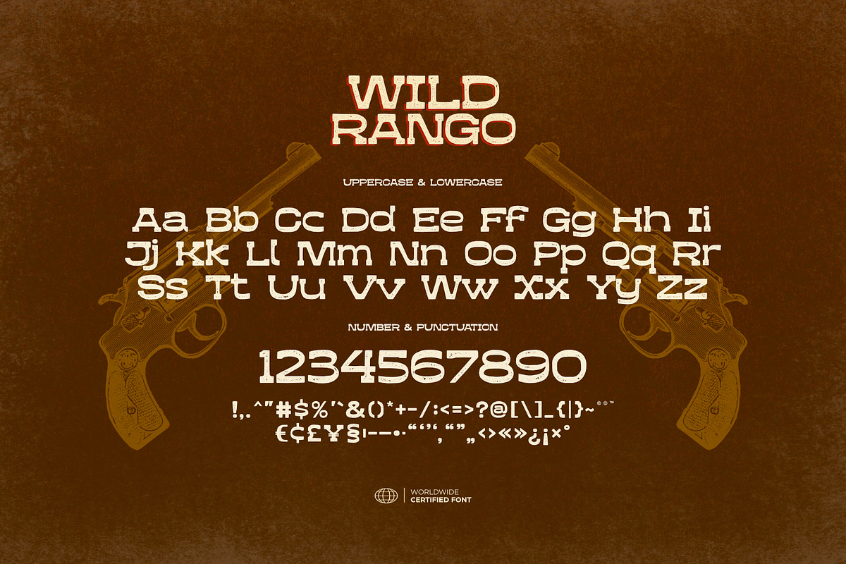 Wild Rango - Vintage Western Font, a Slab Serif Font by ikiiko (Photo 6 of 7)