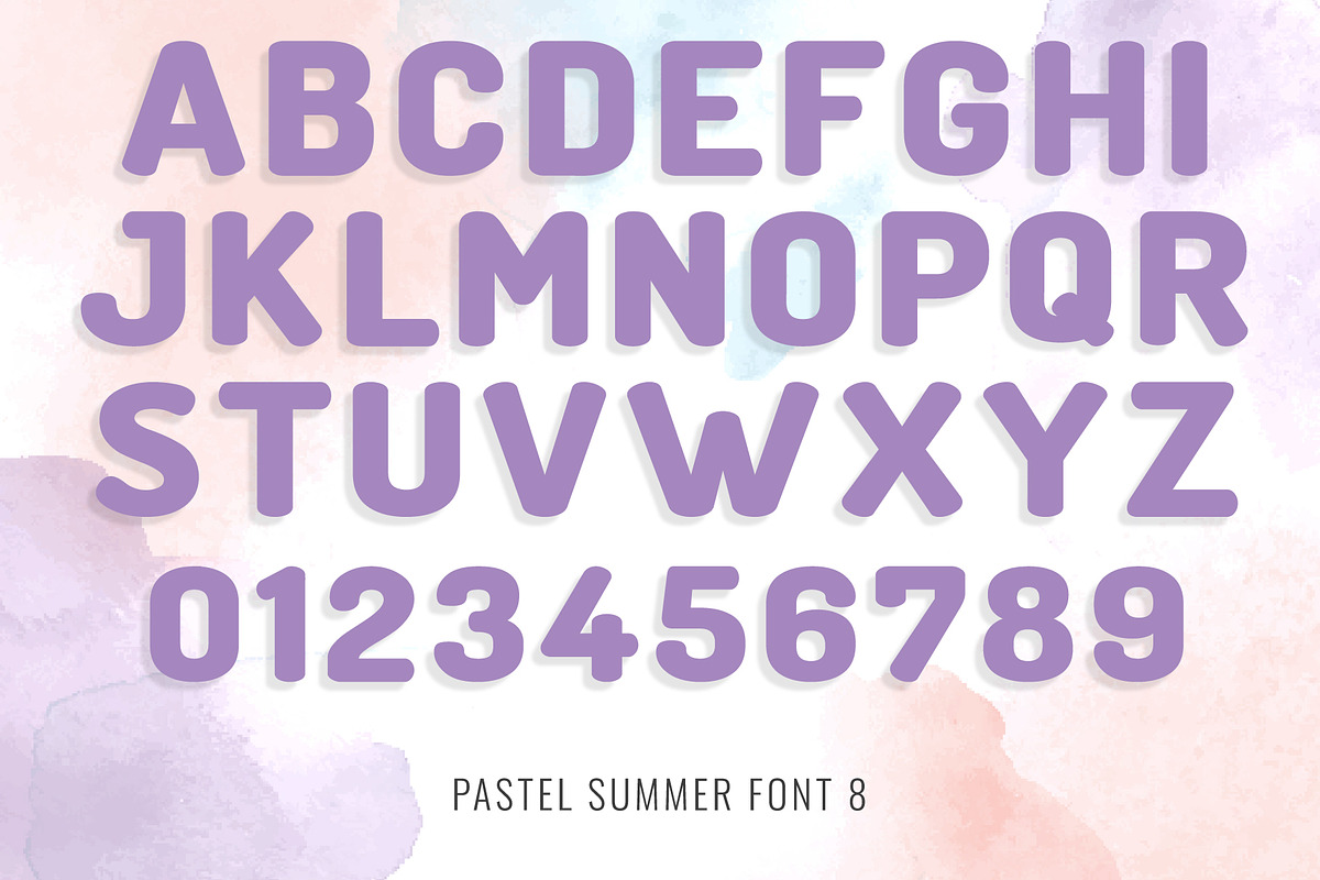 Pastel Summer Font, a Font by Font Craft Studio (Photo 12 of 12)