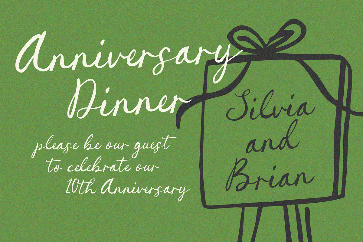Rilona Notes Font, a Handwritten Font by Timurtype (Photo 3 of 7)