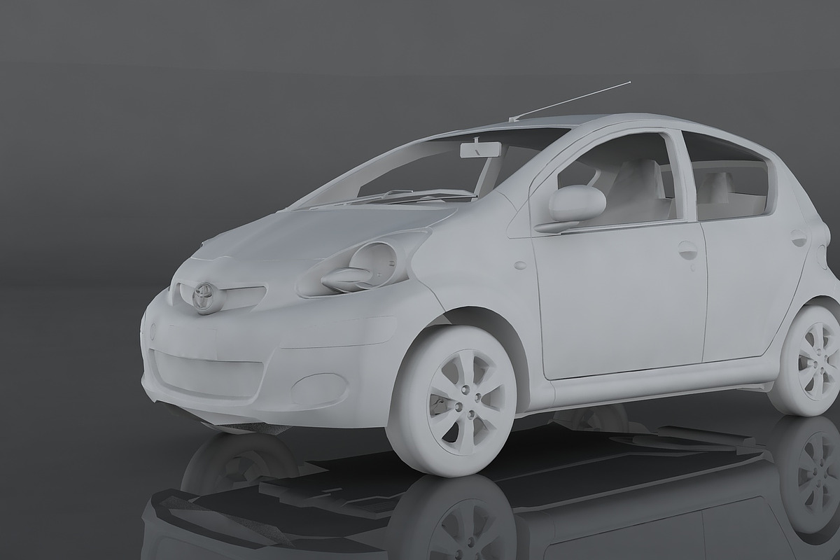 Toyota Aygo, a Cars & Vehicle 3D Model by valtriiu (Photo 8 of 12)