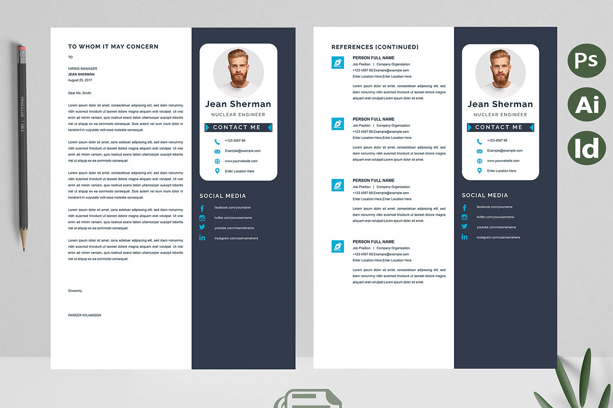 Black White CV, a Resume Template by Attractive Resume (Photo 3 of 3)